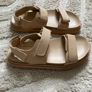 Zara nude sandals
